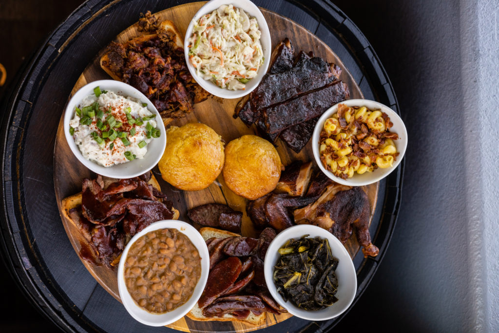BBQ Platter and Fox and Hound the perfect apres ski spot