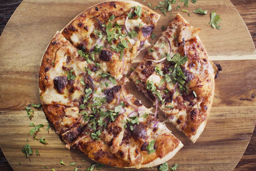 Pizza from Basecamp Pizza in Heavenly Ski village South Lake Tahoe