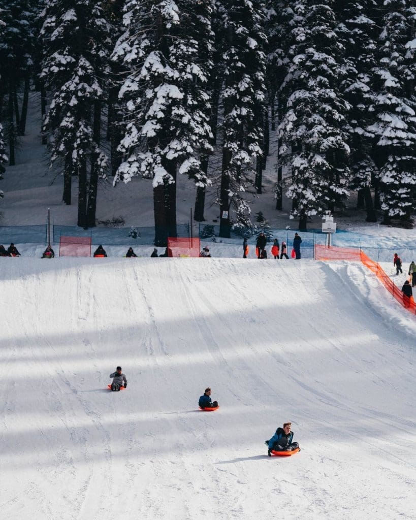 Granlibakken Lake Tahoe sledding hill
