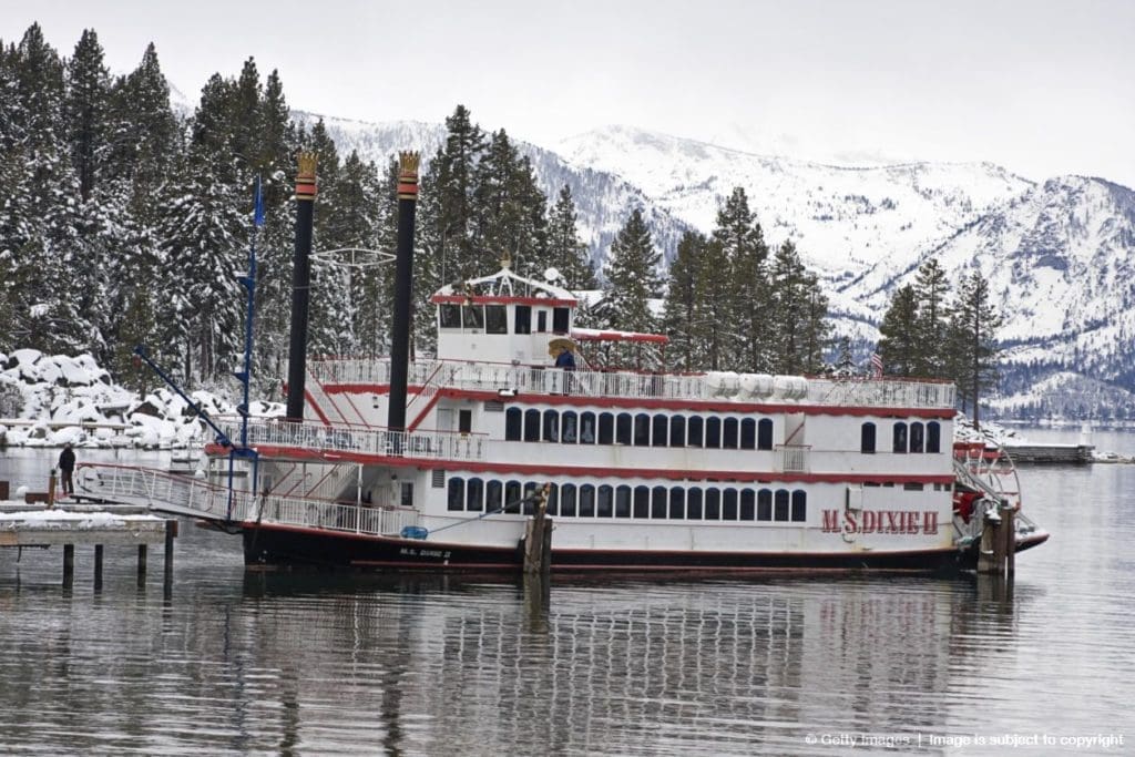 M.S. Dixie in the winter in lake tahoe