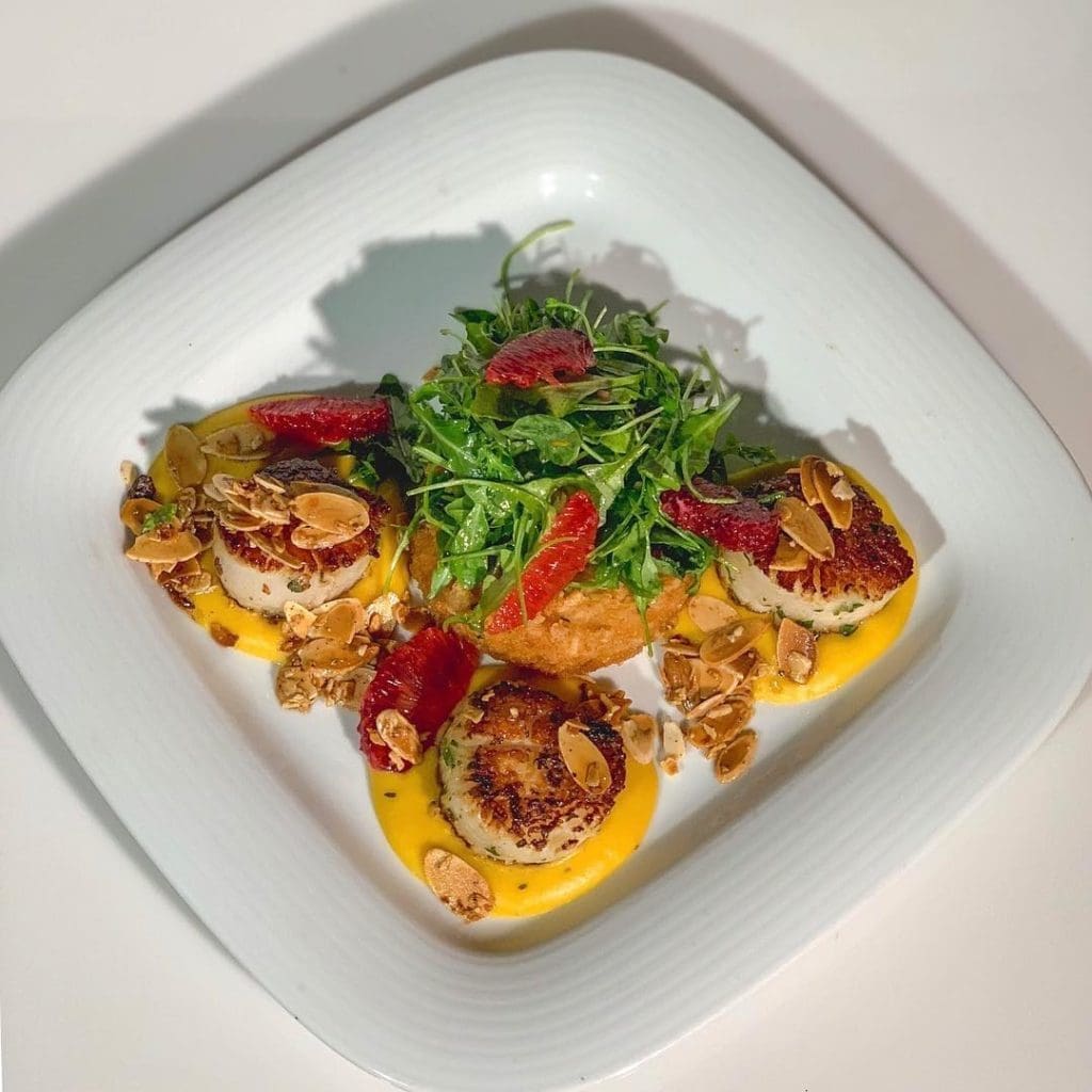 scallops at jake on the lake in tahoe city