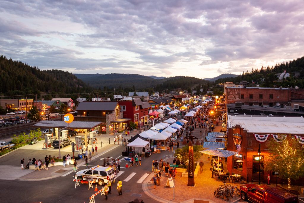 Truckee Thursdays in Truckee downtown