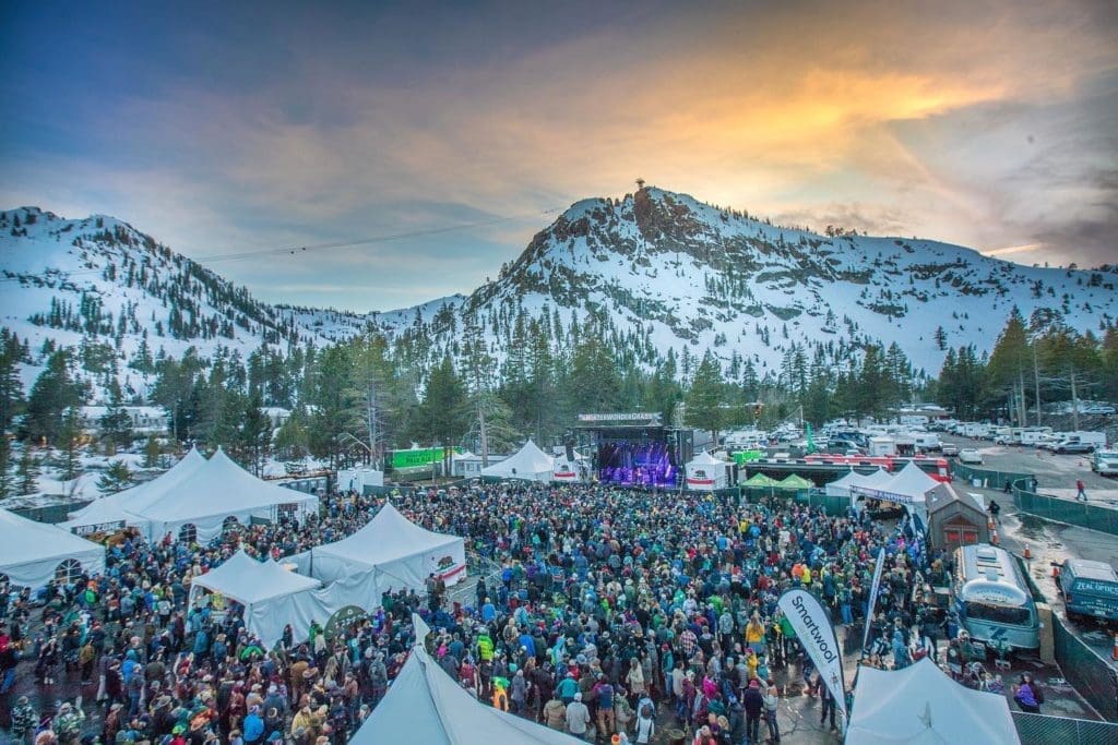 WinterWonderGrass festival in Lake Tahoe