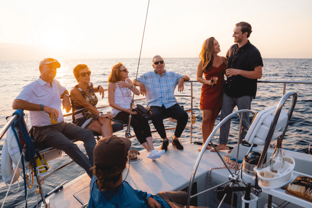 Sunset cruise on Lake Tahoe