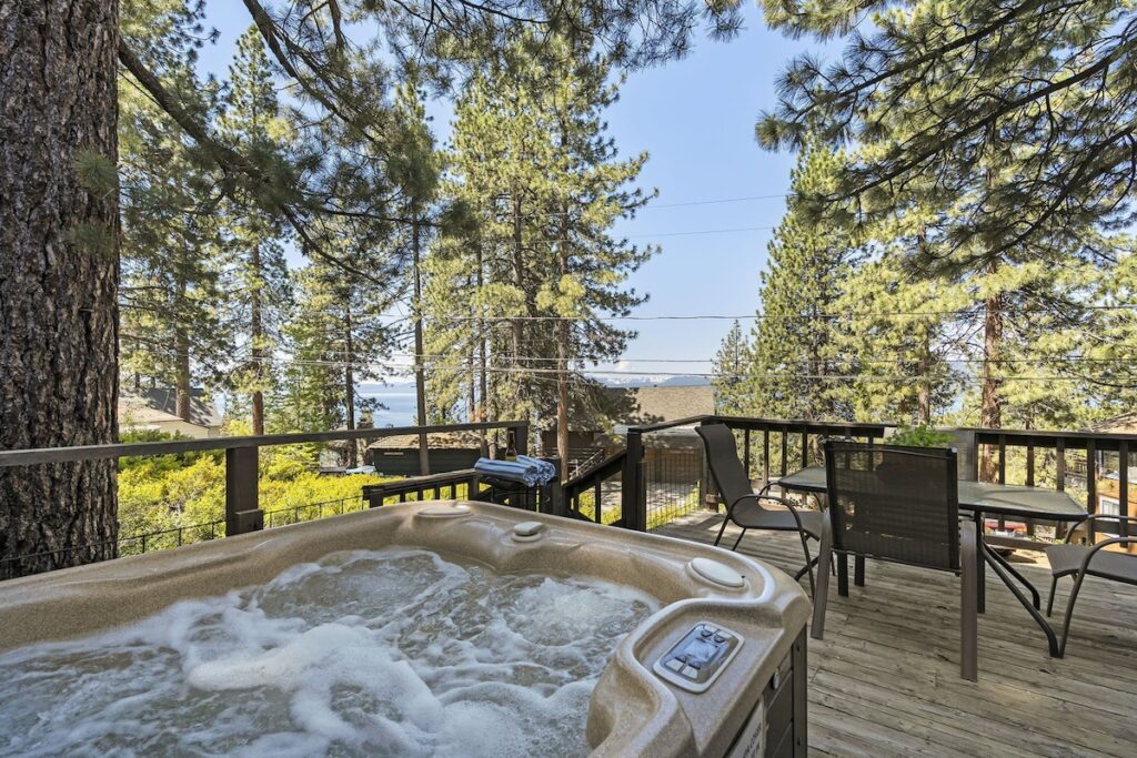 Vacation Rental With Lake VIew Hot Tub Lake Tahoe
