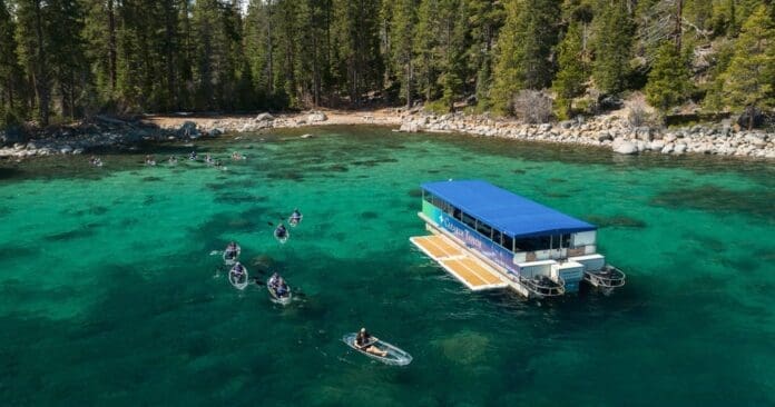 Clear Bottom Kayak Tour in Lake tahoe