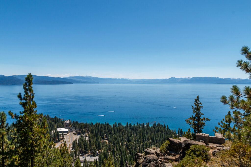 View of north side of lake tahoe