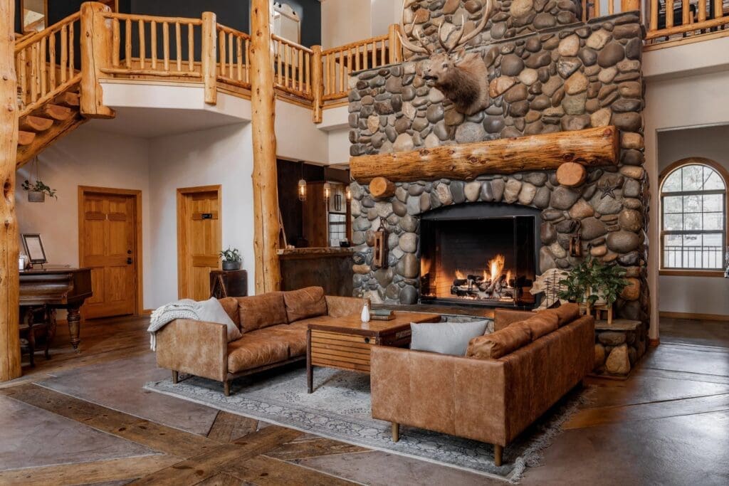 Lobby at the Black Bear Lodge