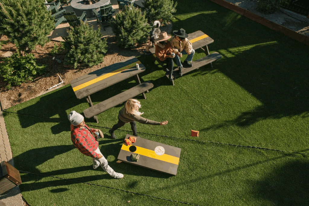Station House Inn Cornhole games South Lake Tahoe